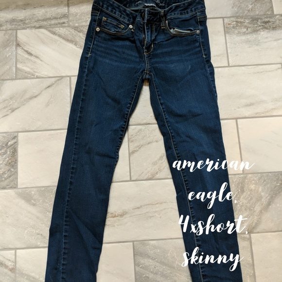 American eagle jeans, xshort, 4p